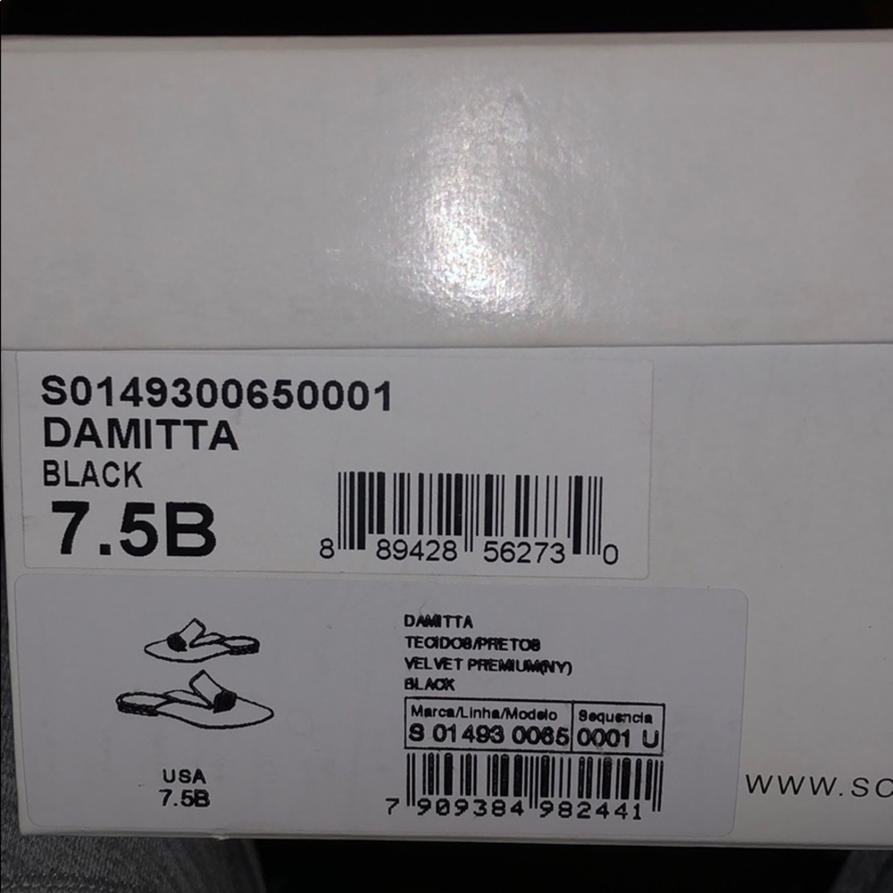 Sold!!Exclusive SCHUTZ DAMITTA velvet mules - Picture 3 of 6
